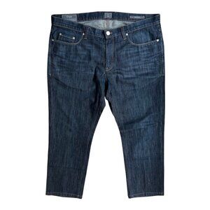 Z Zegna narrow fit navy cotton jeans size 36